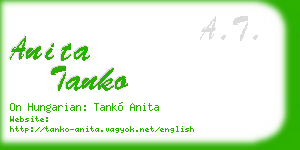 anita tanko business card